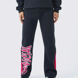 Conjunto Deportivo Personalizado al por Mayor, Sudadera con Capucha y Cremallera Extra Grande y Pantalones Deportivos para Hombre, 100% Algodón, Felpa - Product Image 4