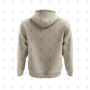 Sudadera con Capucha para Hombre, Tejido Grueso de 350 g/m², 100% Algodón, Color Liso Teñido, Estilo Casual Urbano, Corte Holgado, Hecho en Pakistán - Product Image 3