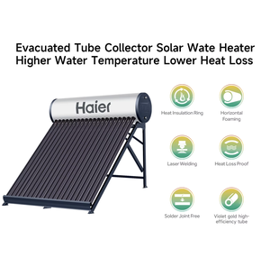 Calentador de Agua Solar de Tubo de Vacío Sin Presión de Conexión Directa para Agua Caliente Doméstica Haier en Venta - Product Image 2
