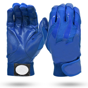 100% gants de frappeur de Baseball en cuir de vachette Original personnaliser la conception de Logo jeunesse adulte unisexe gants de frappeur légers - Product Image 3