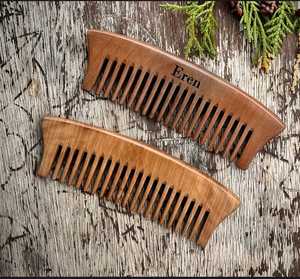 Peine liso de madera - Product Image 5