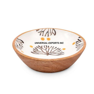 Cuenco de madera para servir, ensaladera hecha a mano de calidad superior, cuenco de Chocolate de madera de lujo de mesa de Venta caliente - Product Image 1
