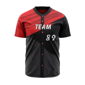 Logotipo personalizado Uniforme de béisbol ligero de gran tamaño Precio barato Uniforme de béisbol para hombres - Product Image 3