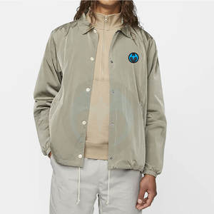 Chaquetas Deportivas de Invierno de Lona con Logotipo Personalizado de Alta Calidad, Chaquetas Impermeables y Transpirables de Nailon/Poliéster para Hombre, Venta al Por Mayor - Product Image 3