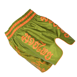 กางเกงต่อยมวยสำหรับผู้ชายดีไซน์ของคุณเองกางเกงมวยไทยขาสั้นแบบไทยกางเกงศิลปะการต่อสู้แบบปากีสถาน - Product Image 1