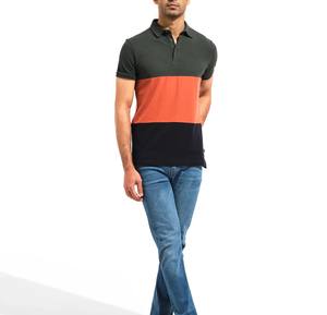 Polo de haute qualité en coton couleur appropriée col rabattu décontracté avec boutons doux et extensible idéal pour les entraînements - Product Image 6