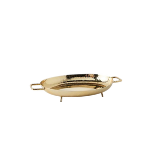 Plat ovale en aluminium, bol de service pour mariage, personnalisé pour la cuisine et la vaisselle d'hôtel, produits décoratifs, plat à fruits - Product Image 2