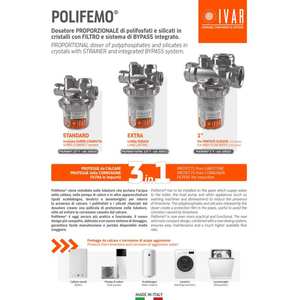 Aparatos completos para el tratamiento del agua Ivar - Dosificador proporcional para polifosfatos y silicatos en cristales, filtro 520212 incluido - Product Image 2