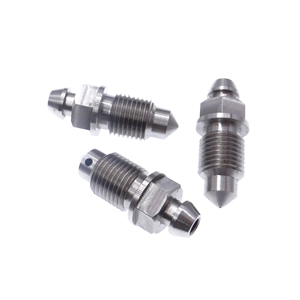 Tùy chỉnh khuyến mãi chảy máu núm vú phanh vít HM10 * 27 thép không gỉ phù hợp xe máy CNC phụ tùng ô tô phanh vít - Product Image 2