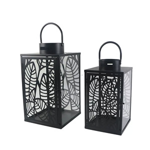Candelabro decorativo moderno de Metal negro mate para interiores y exteriores, portavelas de Estilo Vintage para eventos y paridades - Product Image 6