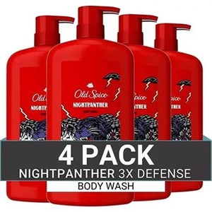 Gel douche nettoyant Old Spice pour hommes, 3X Defense, fraîcheur douche 24/7 avec parfum longue durée, gel lavant 2-en-1 corps et visage, Bearglove - Product Image 3