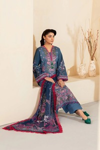 Semi Stitch Pakistani Salwar Kameez Tallas grandes Ropa étnica Ropa de fiesta Traje Salwar para mujeres a precio asequible - Product Image 6