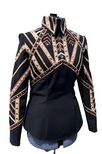 Meilleur Prix Premium Western Showmanship veste d'équitation noire nouveau Design - Product Image 2