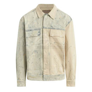 Chaquetas vaqueras de alta calidad para hombre, Chaquetas vaqueras ligeras para hombre, Chaquetas vaqueras de diseño personalizado para hombre - Product Image 4