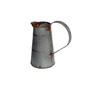 Nuevo último diseño con lata de agua galvanizada con acabado de zinc Nueva llegada Jarra de metal y jarra de almacenamiento de agua - Product Image 1