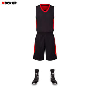 Camisetas de baloncesto sin mangas personalizadas de alta calidad para adultos 100% conjuntos transpirables de poliéster con logotipo impreso nombres de equipos personalizados - Product Image 3