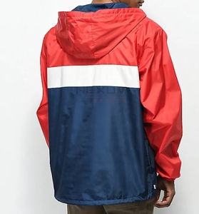 Trending Streetwear Hombres Deportes Pista Chaqueta ligera Cremallera atlética Casual y prendas de vestir exteriores con logotipo personalizado y parches - Product Image 4