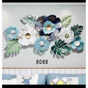 Elegant Modern Industrial Design Metal <b>Wall</b> Hanging Luxury Iron <b>Home</b> <b>Wall</b> <b>Decor</b> Framed Pattern for Restaurants and <b>Home</b> Use - Product Image 1