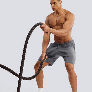 Pantalones cortos transpirables de algodón 100% para hombre, ropa de gimnasio de verano de calidad superior OEM/ODM, pantalones cortos para hombre con estampado de logotipo personalizado a la venta - Product Image 6