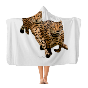Manta con capucha clásica para adultos, edición The Cheetah Brothers - Product Image 1