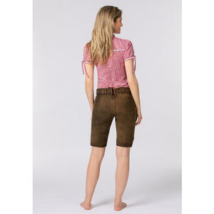 Pantalones cortos bávaros unisex hechos a medida del fabricante, último modelo elegante, Lederhosen para mujer, cintura alta, bordado transpirable - Product Image 2