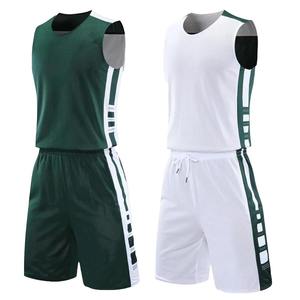 Double-Side Reversible <b>Basketball</b> Jerseys & Shorts Set <b>for</b> <b>Kids</b> & Men Customized Knitted Casual Sports Wear Breathable Quick Dry - Product Image 1