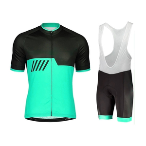 Conjunto de camiseta de ciclismo personalizable para hombre, diseño exclusivo transpirable, fácil de usar, ropa deportiva para bicicleta, incluidos Pantalones cortos, OEM - Product Image 1