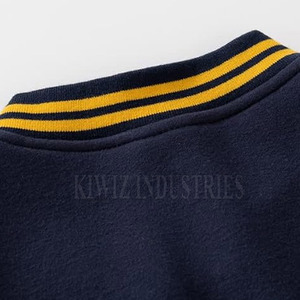 แจ็กเก็ตเลตเตอร์มีผ้าปักลายขนาดพลัสไซส์ OEM ตามสั่ง - Product Image 4