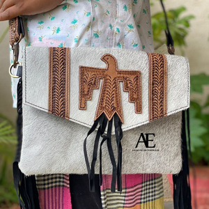 กระเป๋าหนังสัตว์มีสายสะพาย,กระเป๋าถือเครื่องมือทำมือกระเป๋าหนังวัวสำหรับผู้หญิงกระเป๋าเด็กผู้หญิง - Product Image 1