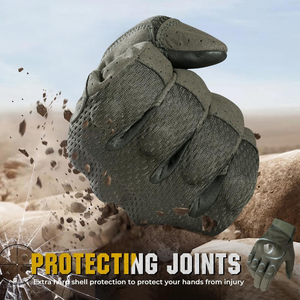 Guantes de Trabajo de Diseño Moderno y Alta Calidad de Fabricación OEM, Guantes de Seguridad Mecánicos de Cuero Sintético - Product Image 6