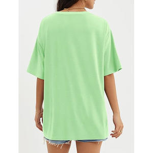 <b>Women's</b> Oversize 100%cotton Custom Screen Printing 230gsm Heavyweight T-<b>shirt</b> <b>for</b> <b>Women</b> - Product Image 2