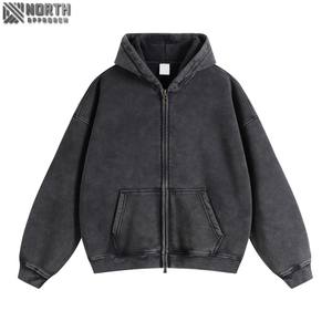 Sweat à Capuche d'Hiver Épais 100% Coton pour Hommes et Femmes, Personnalisé, Polaire Vierge, Éponge Française, Brodé - Product Image 1