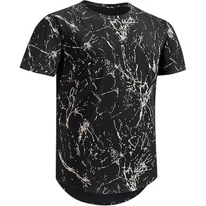 Camisetas en blanco para hombre, camisetas personalizadas 100% algodón Premium Dtg estampado gráfico logotipo personalizado etiqueta Puff 3D diseño estampado camiseta - Product Image 4