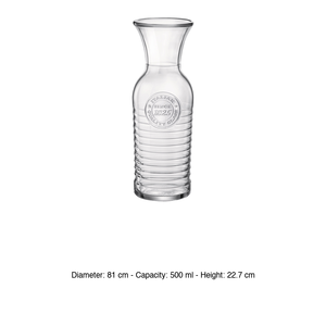 เหยือกน้ำ Bormioli Rocco Carafe Officina ขนาด 0.5 ลิตร 8.1 x 22.7 ซม. อุปกรณ์จัดเลี้ยงโรงแรม อุปกรณ์บาร์ ขายส่ง - Product Image 3