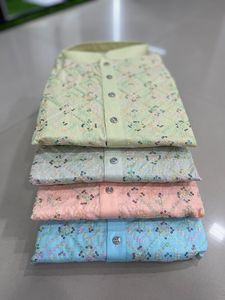 Tissu pur coton doux avec broderie miroir travail multicolore hommes Kurt - Product Image 4