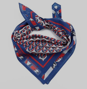 Custom Logo Printed High Quality <b>Bandana</b> Square Cotton Scarf Bows Winter Fashion Headwear Other Scarves handmade - Product Image 2