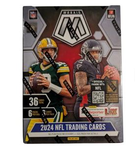 100% scellé en usine sur la boîte de 6 blasters Panini Mosaic Football 2024 pour les acheteurs en gros - Product Image 3