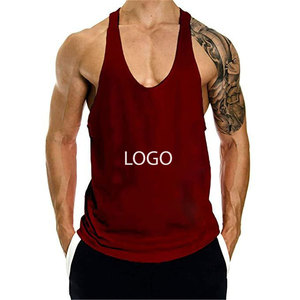 Wholesale Gym <b>Tank</b> <b>Top</b> <b>Men</b> Casual Summer Vest Style Sportswear Lightweight Material Drop Armhole Cut Crew Neck <b>Tank</b> <b>Tops</b> <b>for</b> <b>Men</b> - Product Image 1