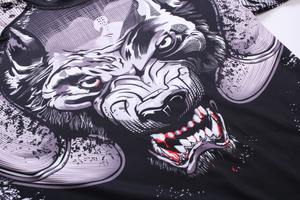 OEM Chemise de compression à manches longues imprimée de logo personnalisé Protège-éruptions cutanées en polyester à sublimation vierge pour hommes pour les sports de surf - Product Image 5