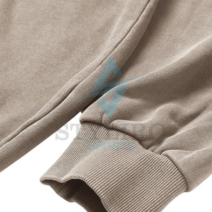 Sweat à capuche vintage oversize 100 % coton de haute qualité pour homme, personnalisable avec logo, coupe lourde, délavage acide - Product Image 6