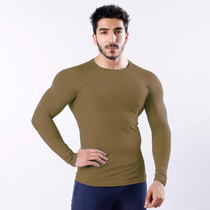 MMA Jiu Jitsu Breathable Anti-Bacterial Quick Dry Rash Guard 88% Polyester 12% Spandex Eco-Friendly Full Sleeve Small Quantity - Product Image 1