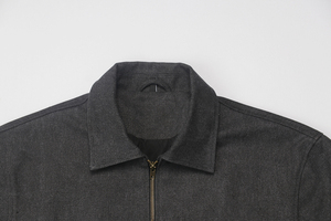 Chaqueta de invierno de lana para hombre con logotipo personalizado de tela de gamuza, chaquetas gruesas y cálidas para exteriores de alta calidad para hombre, abrigos - Product Image 3