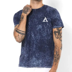 T-shirts pour hommes de haute qualité, fabriqués en usine, en promotion en ligne, prix de gros, t-shirts délavés à l'acide - Product Image 1