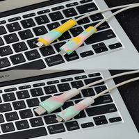 Manchon de protection pour câble de données, enveloppe spirale en silicone, protection anti-rupture pour connecteur