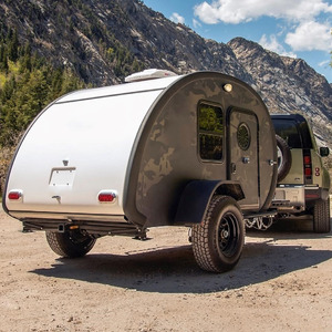 <span class=keywords><strong>Caravana</strong></span> <span class=keywords><strong>Pequeña</strong></span> en Venta, Remolque de Viaje Estándar Australiano, Mini Remolque de Campamento Todoterreno en Forma de Lágrima - Product Image 2