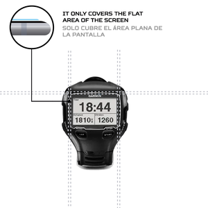 ANTISHOCK Garmin Forerunner 910XT Protector de pantalla Funda protectora premium para su dispositivo - Product Image 4