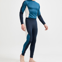 Ensemble 2 pièces de sous-vêtements de compression personnalisés pour hommes grandes tailles, coupe ajustée avec taille élastique, idéal pour l'entraînement et le jogging