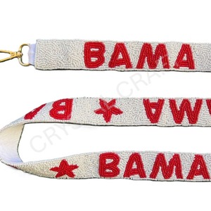 Correas de bolso con cuentas de oro blanco personalizadas, accesorios de moda con forma única y correa de monedero con cuentas de diseño - Product Image 4