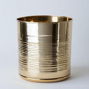 Poubelle en métal de grande capacité sans couvercle pour bureaux, restaurants, hôtels et espaces publics, assurant une collecte efficace des déchets - Product Image 3