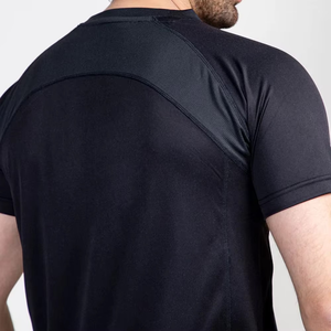 Último diseño ropa de verano secado rápido moda nuevo estilo Slim Fit hombres camiseta personalizada Lisa manga corta hombres camiseta - Product Image 4